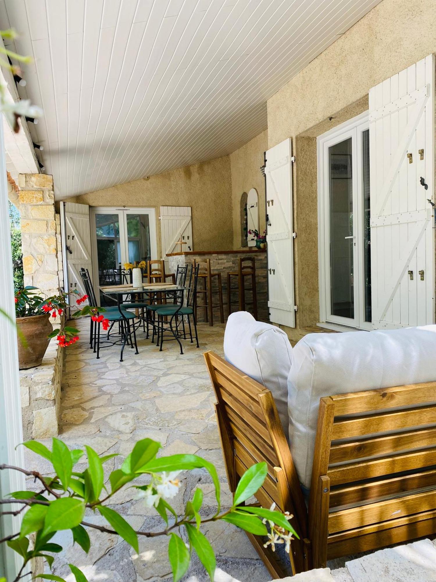 Magnifique Villa Typique Du Sud Avec Piscine Privee Et Jardin Mediterraneen Saint-Vincent-de-Barbeyrargues Dış mekan fotoğraf